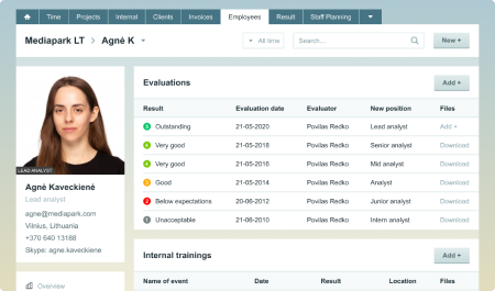 Employee info and salary calculation